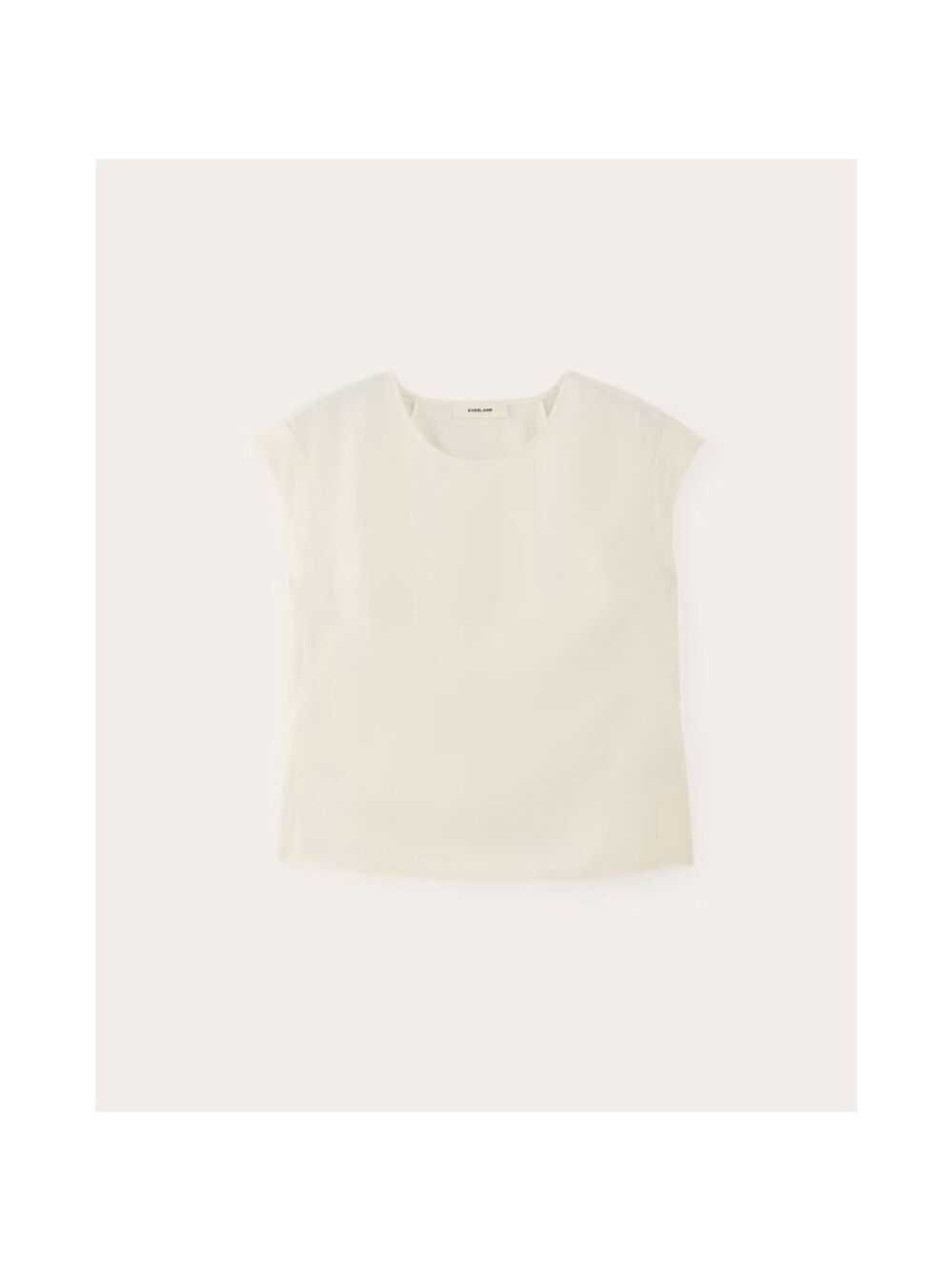 Sincerely Jules Faux Leather Off White Short Sleeve Top Small